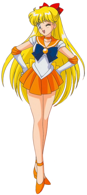 Sailor Venus Sailor Venus - Sailor Venus (300x671), Png Download