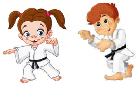 Battlehill Judo Club Home Lesson - Karate Girl Vector (473x324), Png Download