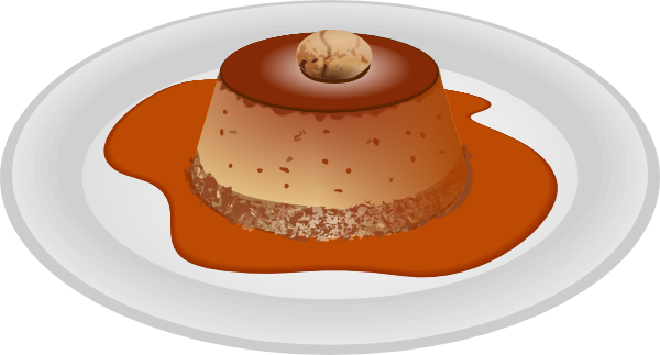 Free Dessert Clipart - Pudding Clipart Png (600x323), Png Download