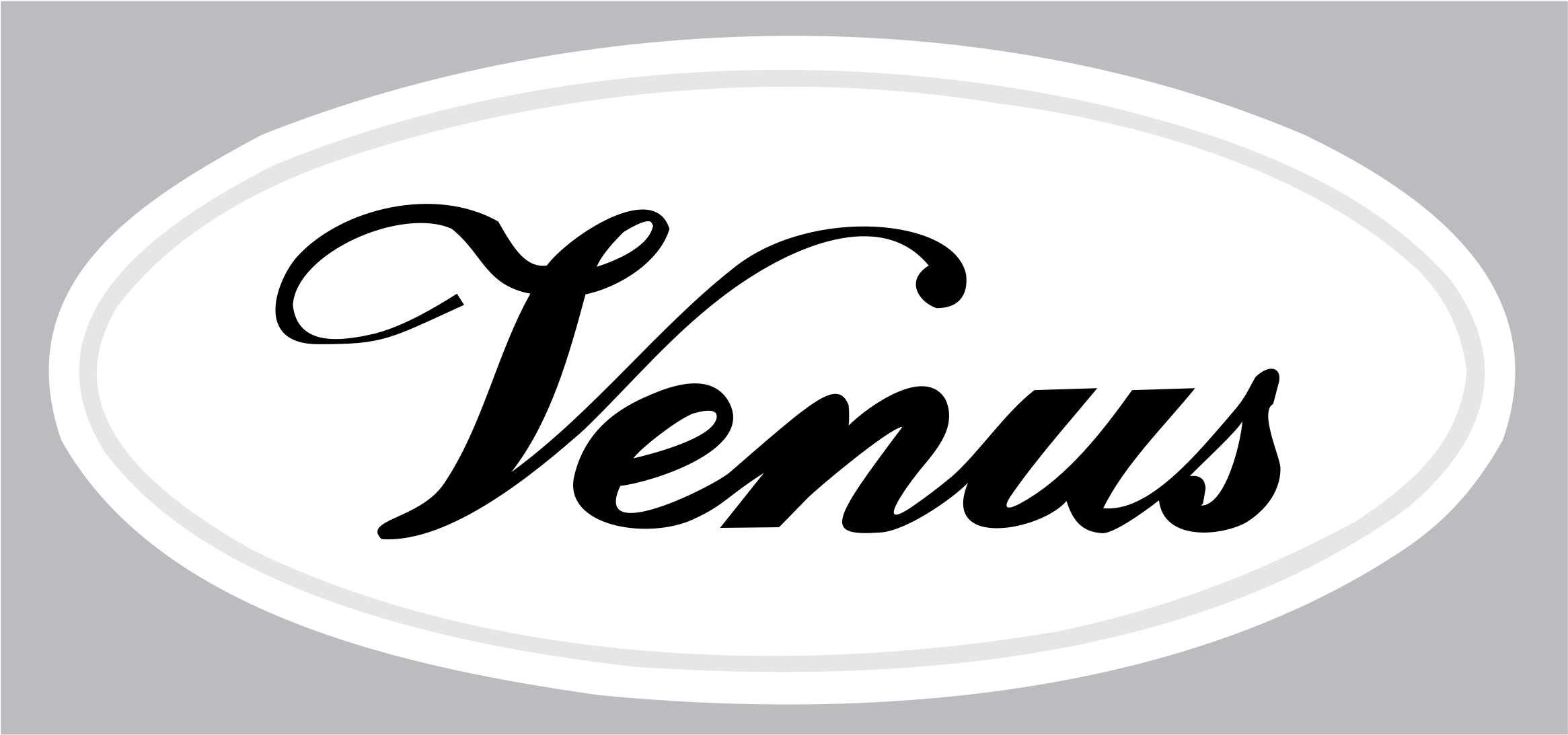 Venus Logo Png Transparent - Venus Calligraphy (2400x2400), Png Download