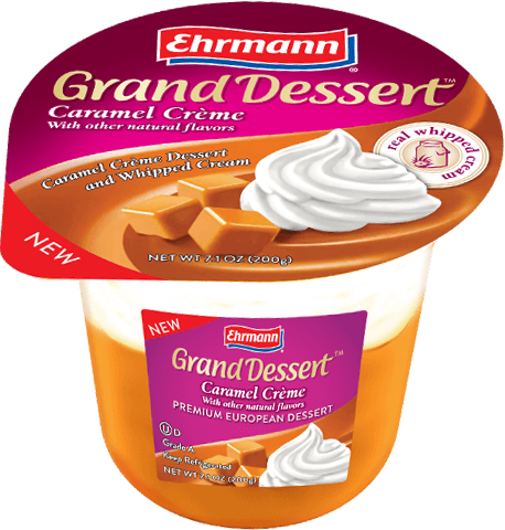 Mixim Yogurt - Ehrmann Grand Dessert Caramel (458x480), Png Download