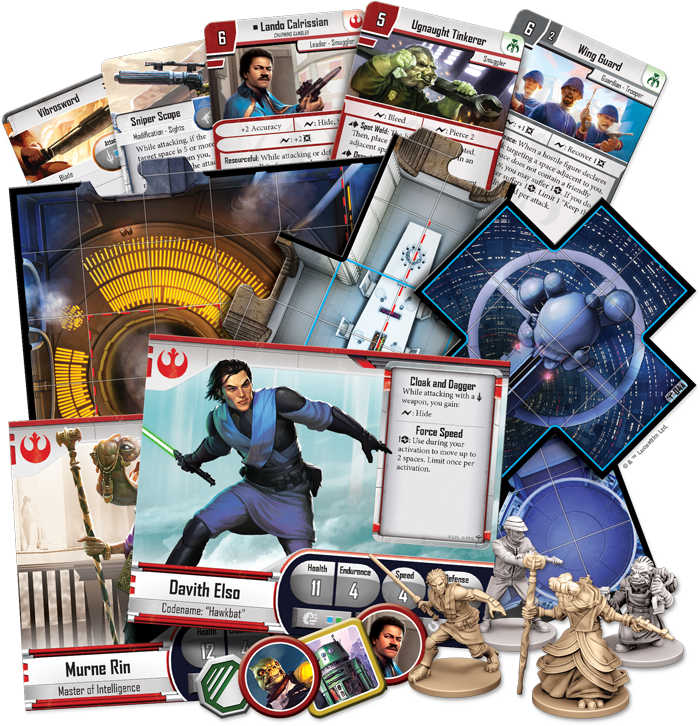 Bespin Gambit Comp - Star Wars Imperial Assault Expansion The Bespin Gambit (700x726), Png Download