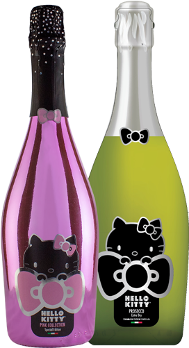 Hello Kitty Mini Bubbles Combo - Vino Hello Kitty (500x500), Png Download