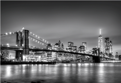 Photo Wallpaper, Brooklyn Bridge - New York Most Brookliński (500x500), Png Download