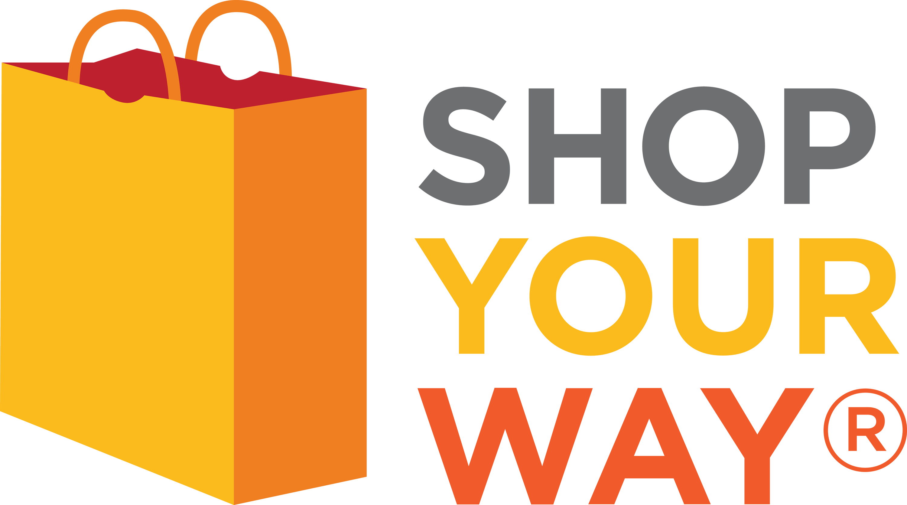 Shopping Transparent Logo Png - Shop Your Way Rewards Logo (3000x1670), Png Download