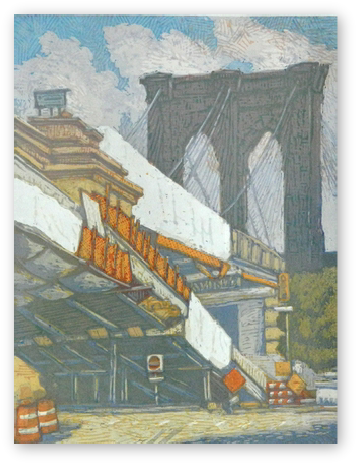 The First And Fourth Runs From The Accent Block - Painting (359x470), Png Download