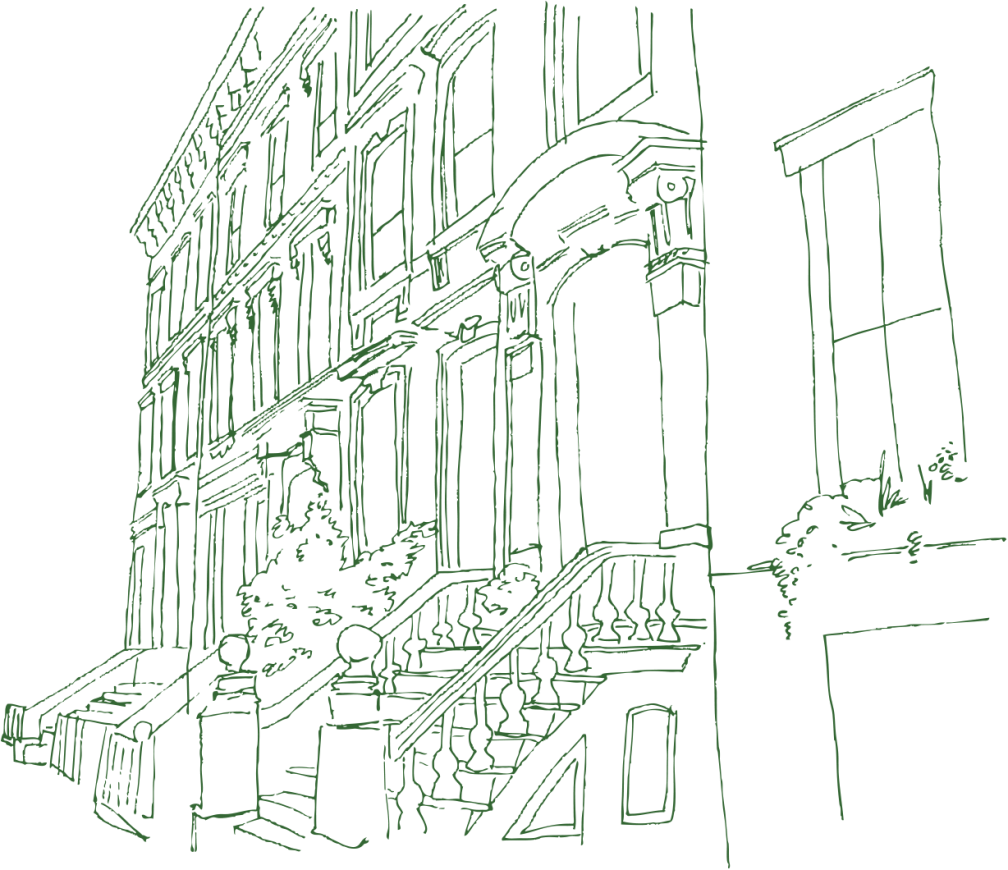 Luxury Boerum Hill Condos In Brooklyn The Boerum, The - Transparent Buildings Line Png (1008x870), Png Download