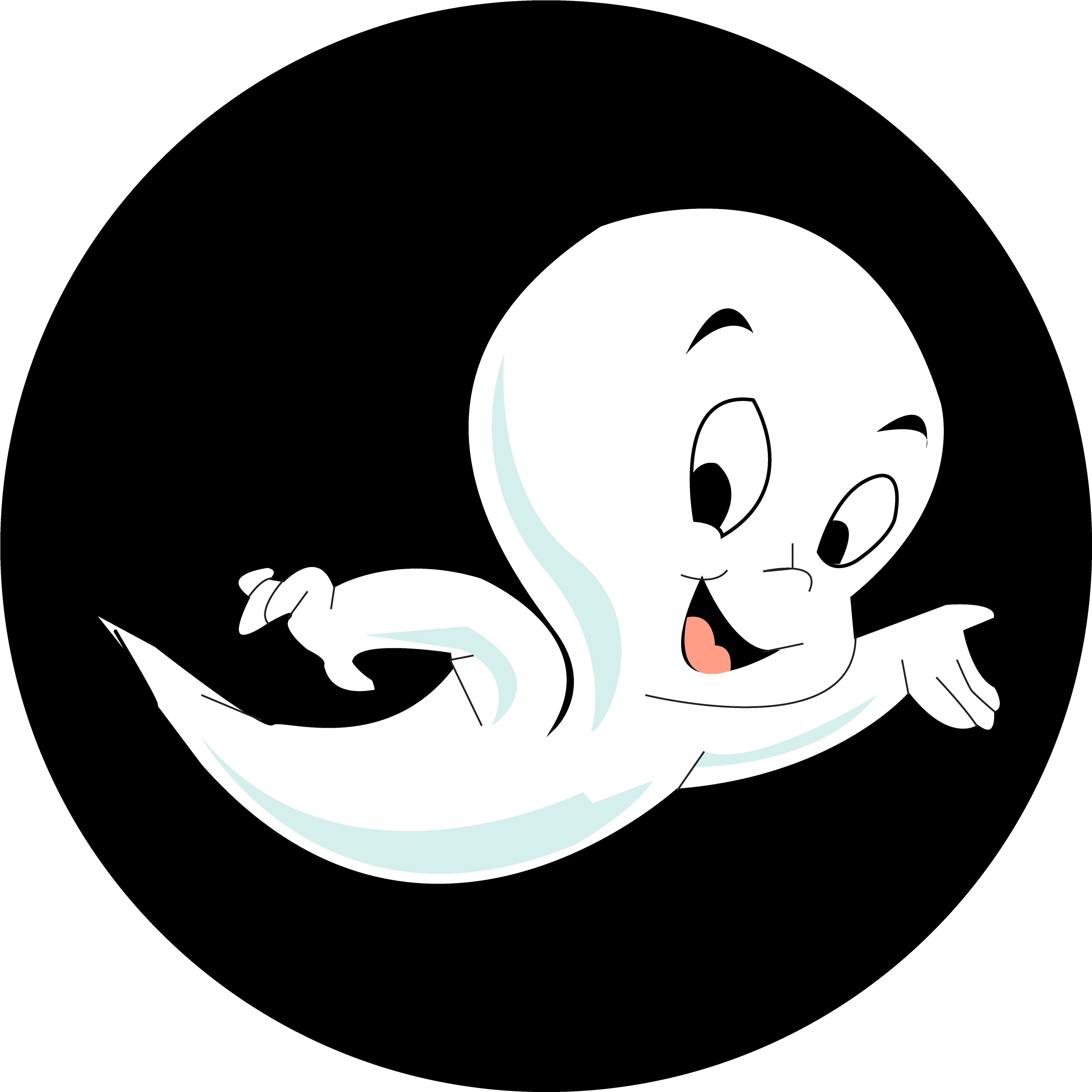 Casper The Friendly Ghost By Mollyketty-d4jma99 - Casper The Friendly Ghost Png (3600x3600), Png Download
