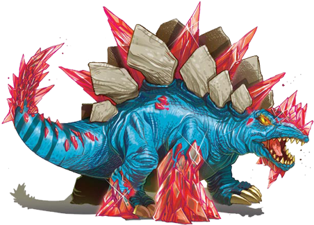 Stegosaurus - Fire Stegosaurus (469x330), Png Download