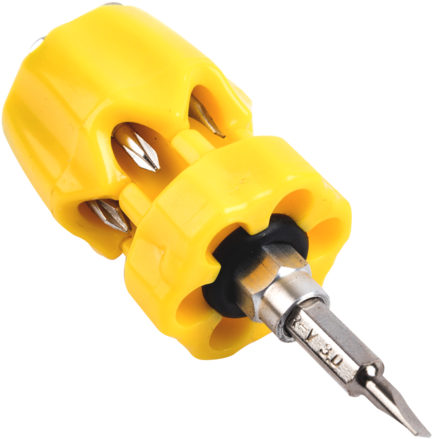 Yellow Handle 7 In 1 Screwdriver - Pittsburgh® 7-in-1 Screwdriver (480x480), Png Download