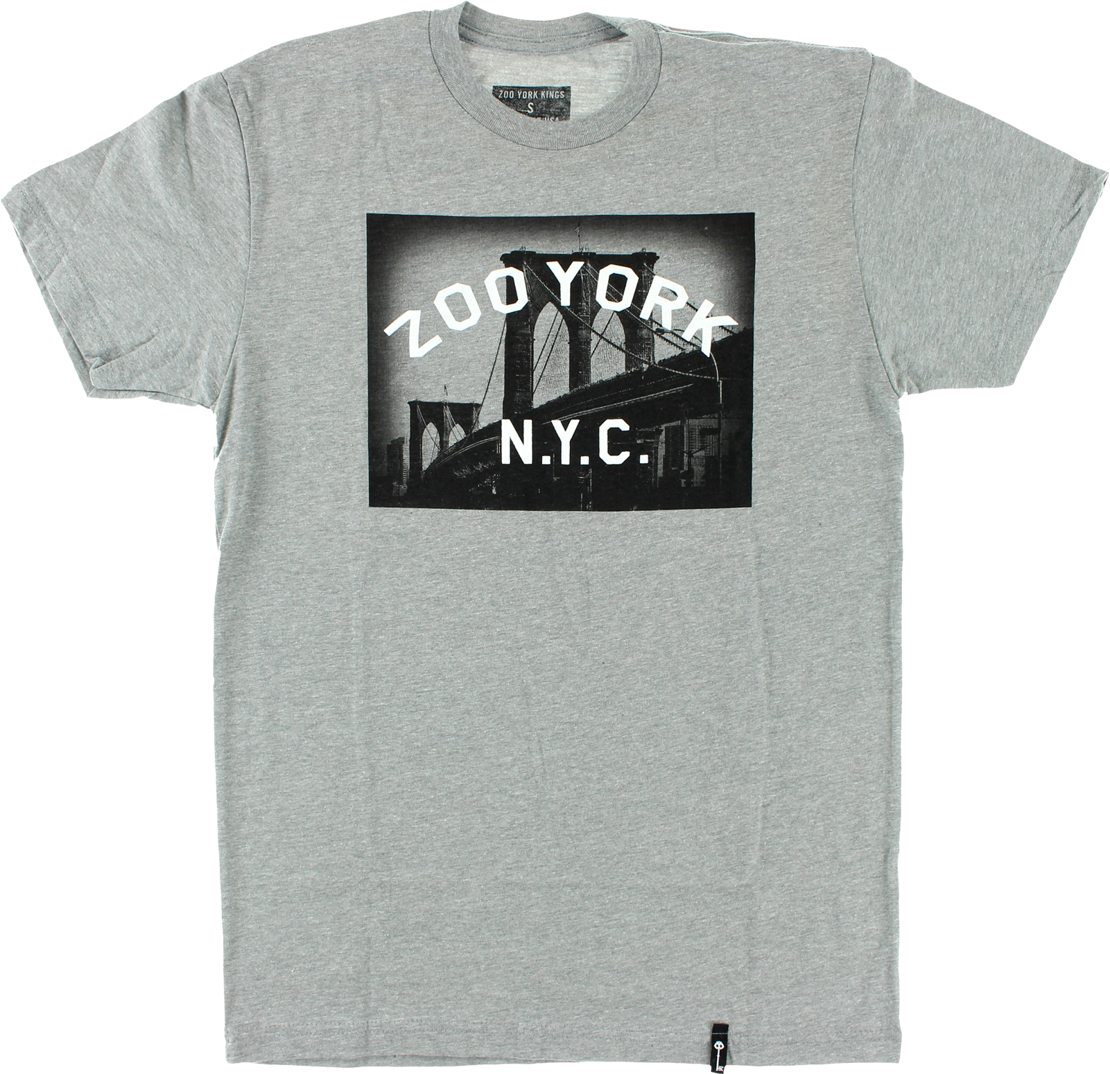 Zoo Kings Brooklyn Bridge T-shirt - Zoo York (1600x1600), Png Download