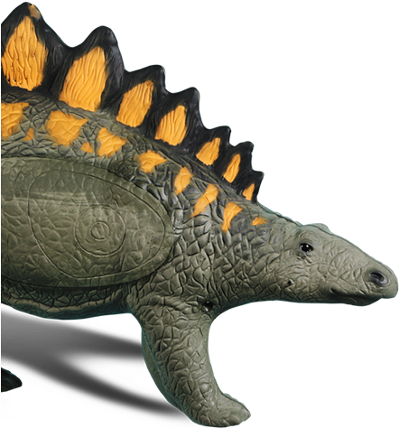 Stegosaurus - Rinehart Target (450x505), Png Download