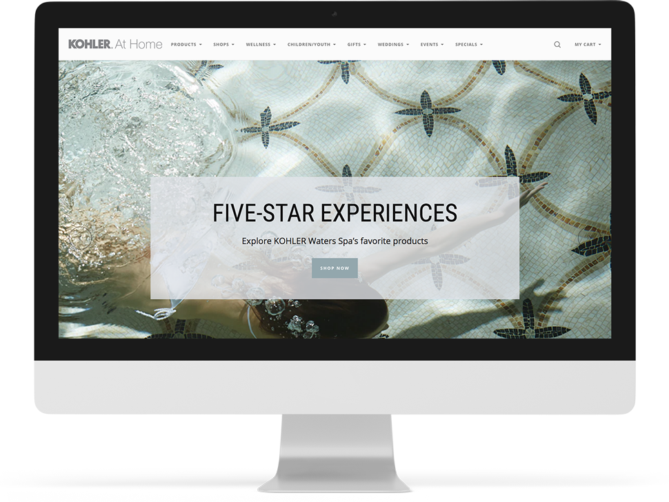 Store Ecommerce Sample For Kohler At Home - Kohler (970x728), Png Download