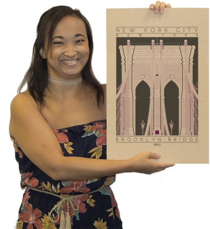 1883 Purple Digital Print - Building (454x480), Png Download