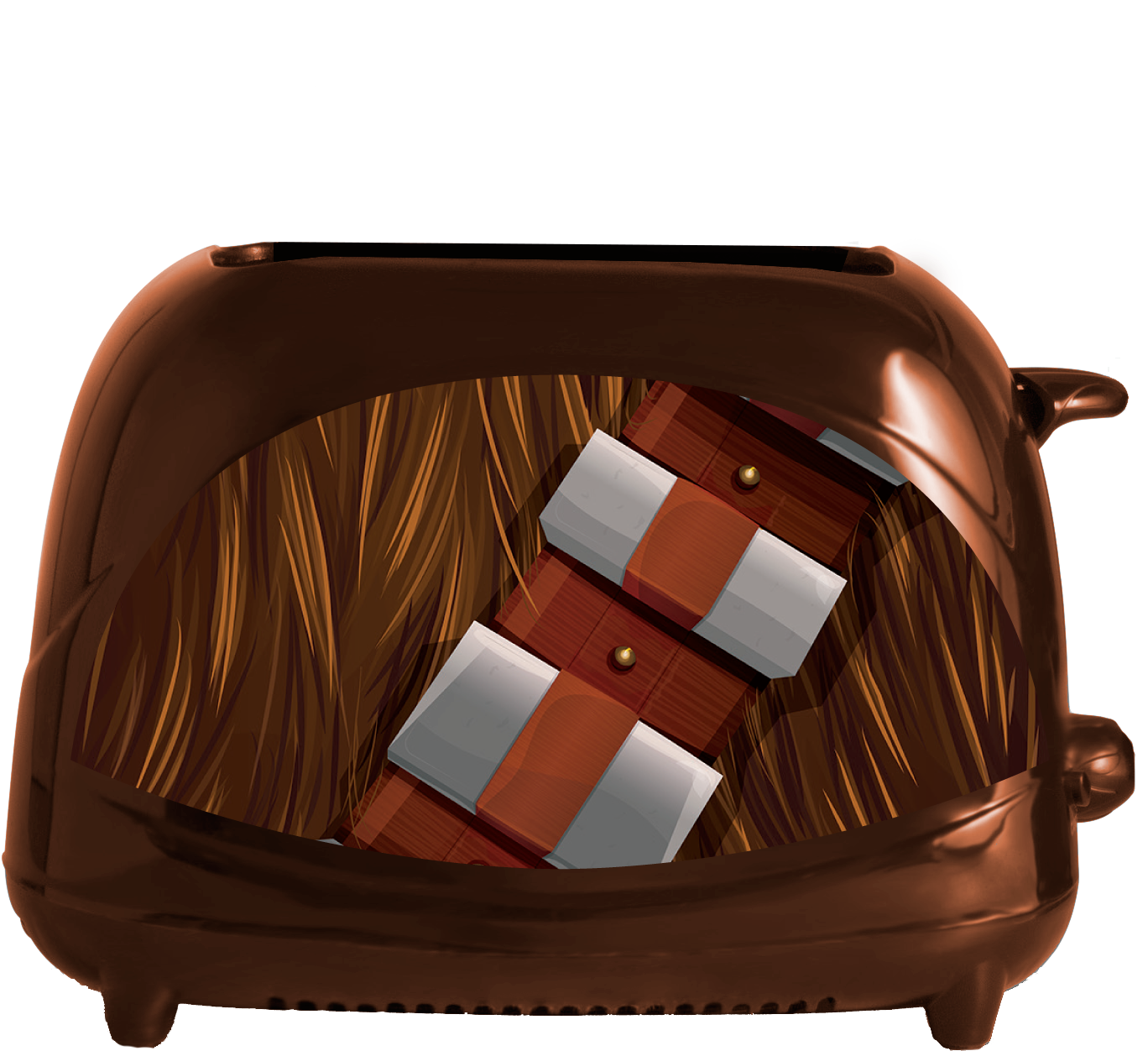 Chewbacca™ Empire Toaster Chewbacca™ Empire Toaster - Poster: Star Wars Minimalist Chewbacca (1500x1500), Png Download