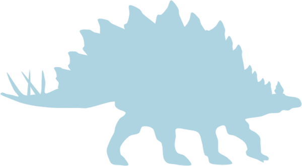 Original Png Clip Art File Stegosaurus Svg Images Downloading (600x331), Png Download