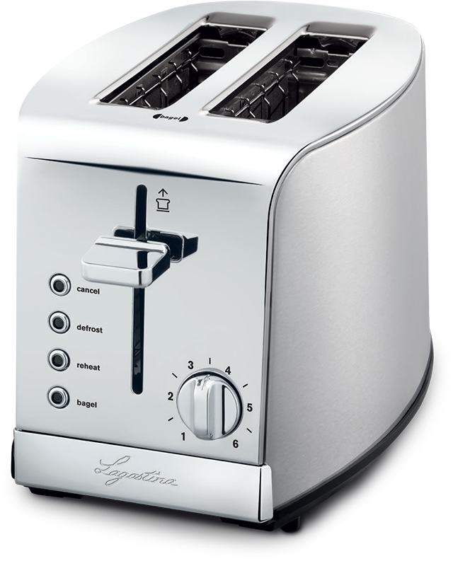 Download 2slice Stainless Steel Toaster Lagostina PNG Image with No