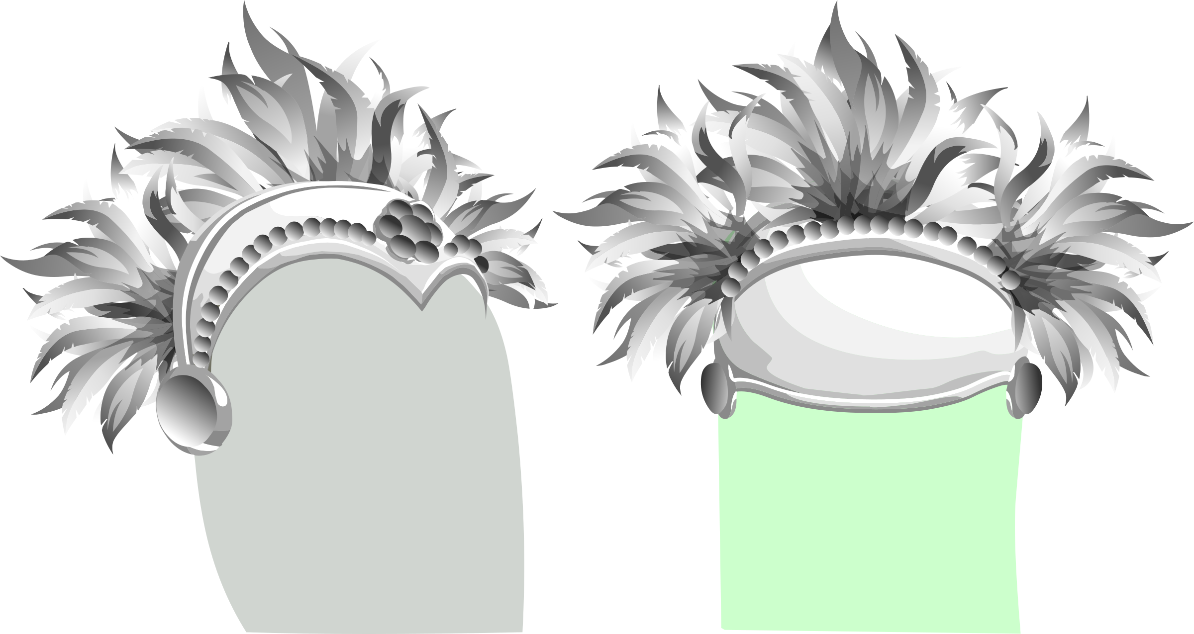 This Free Icons Png Design Of Avatar Wardrobe Hat Brazil (2400x1275), Png Download