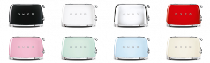 After The And Versions, The New Smeg Toaster Offers - Smeg (729x219), Png Download