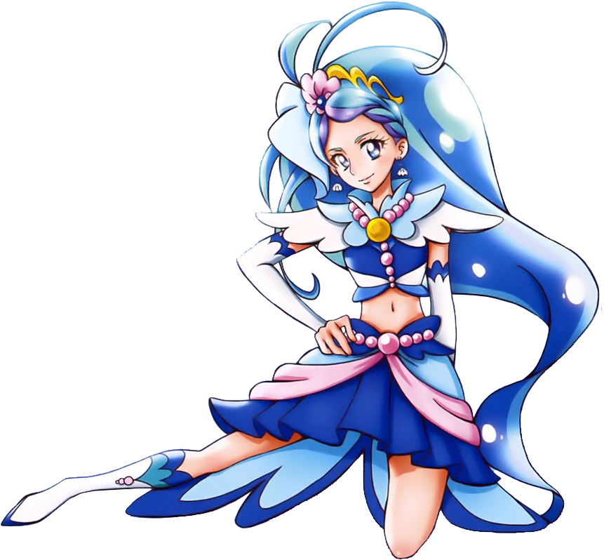 Pretty Cure All Stars Haru No Carnival Cure Mermaid - Precure All Star Cure Mermaid (964x859), Png Download