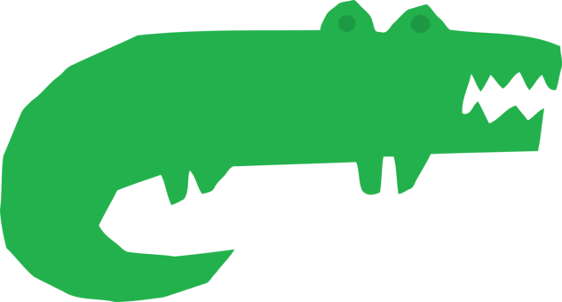 Crocodile Clip Alligators Drawing Computer Icons - Nick Jr Alligators Logo Misterguydom15 Deviantart (633x340), Png Download