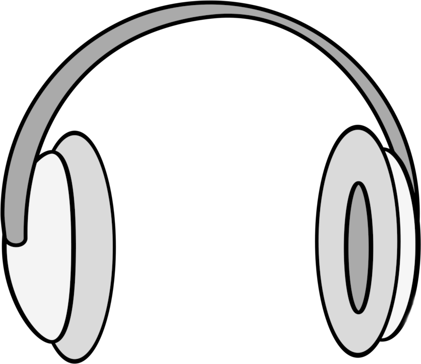 Listening Music Download Hearing Music Download - Headphone Clipart (857x750), Png Download