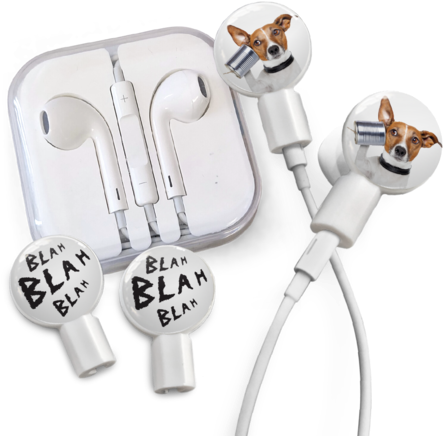 Dekaslides Earbuds Combo Pack - 10 Luxury Pets Birthday Cards (480x480), Png Download