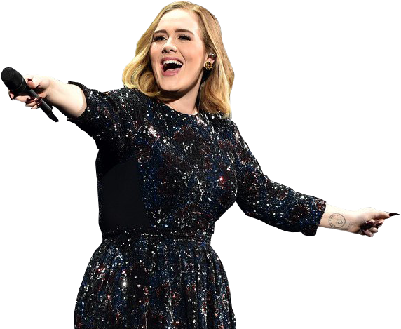 Adele Png (613x486), Png Download