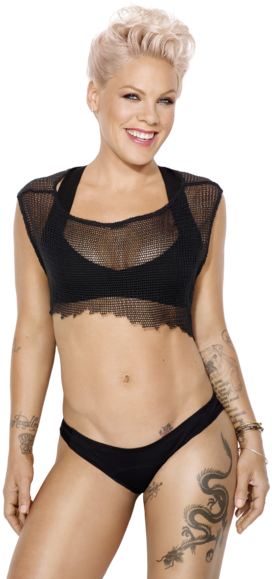 Share This Image - Alecia Beth Moore Hot (451x600), Png Download