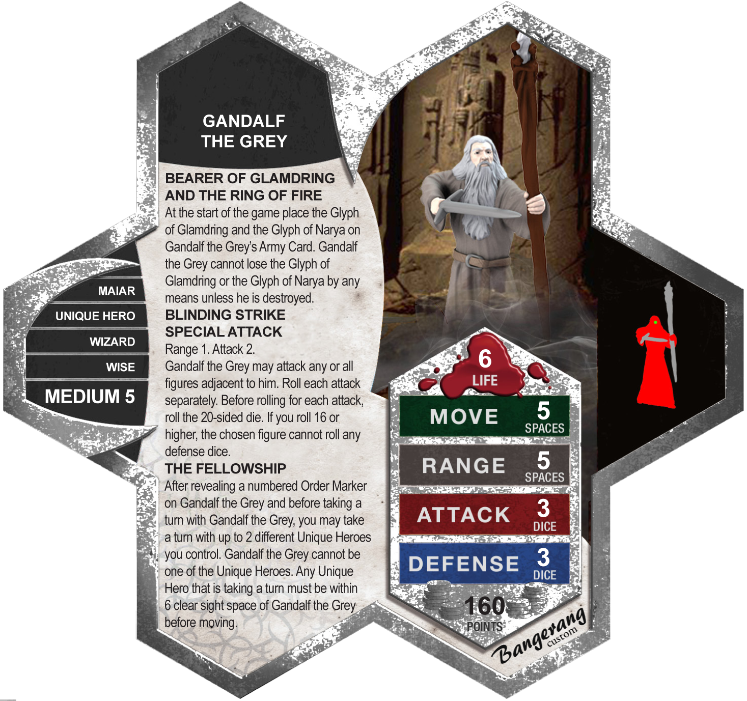 The Book Of Gandalf The Grey - Heroscape Wave 11 (1467x1377), Png Download