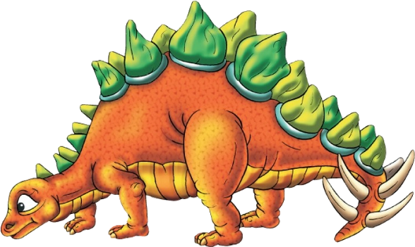 Dinosaur Cute Cartoon Animal Images - Muursticker Dino 1 - 27x16cm - Wall-art.nl (600x600), Png Download