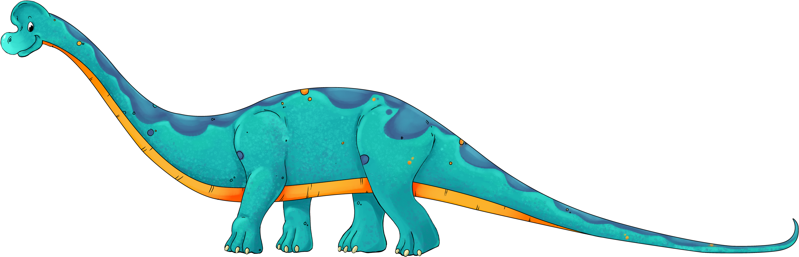 Dinosaurs - Brachiosaurus (2800x984), Png Download