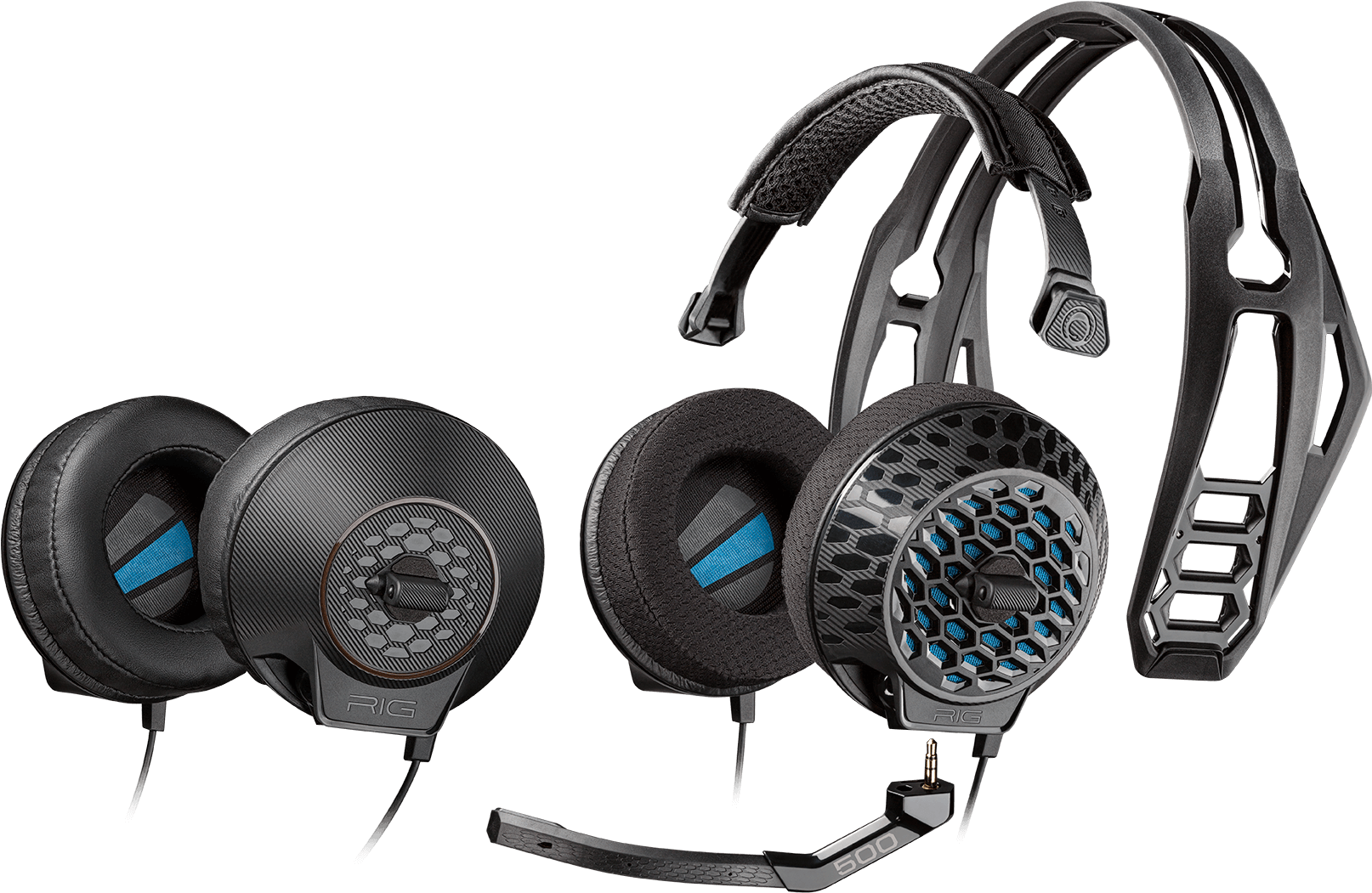 Plantronics Rig 500e (1613x1063), Png Download