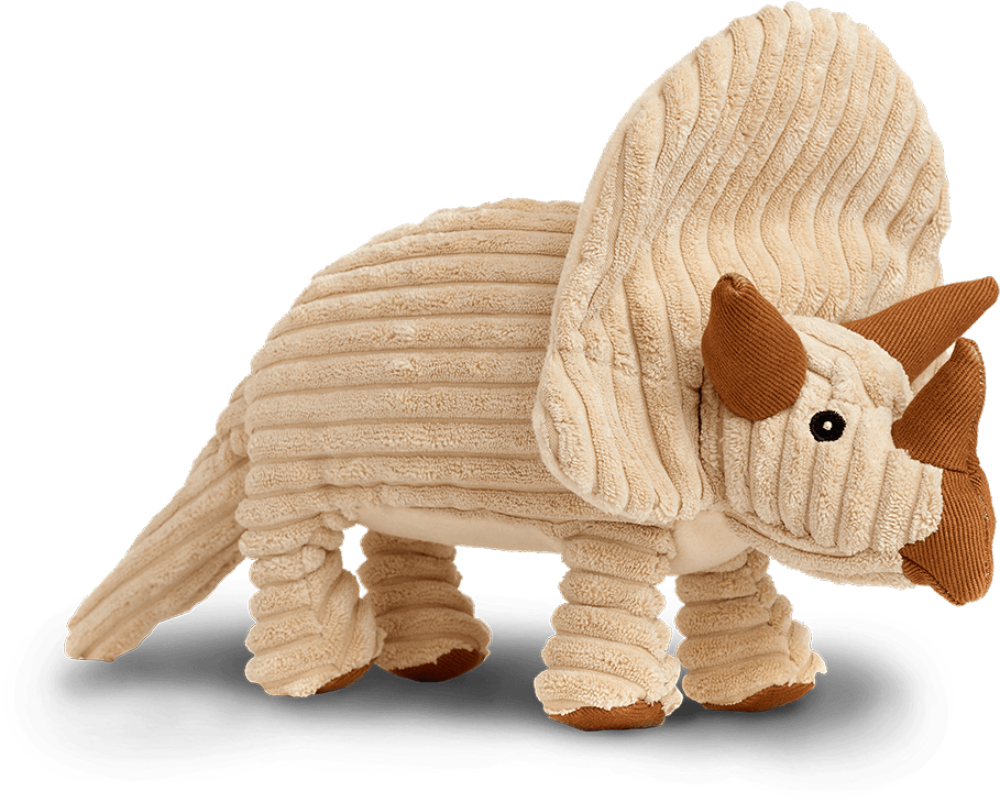 Triceratops Plush Toy - Animal Figure (1000x1000), Png Download