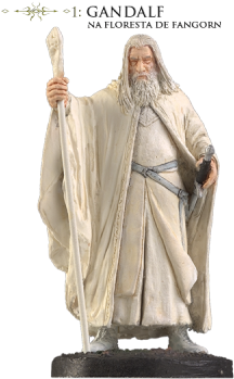 O Senhor Dos Anéis - Gandalf Le Blanc Figurine (380x350), Png Download