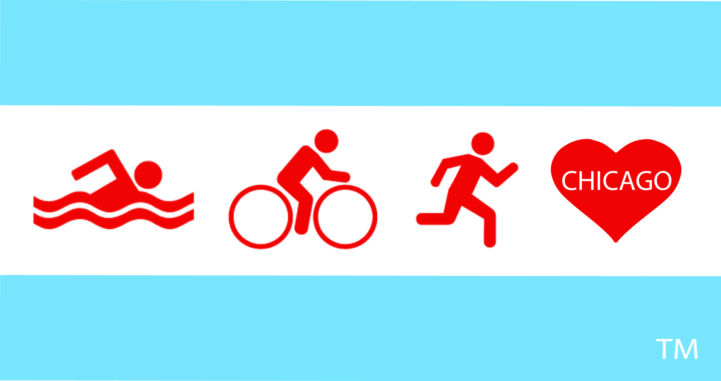 Triathlon Week With Honorary Chicago (2500x1322), Png Download
