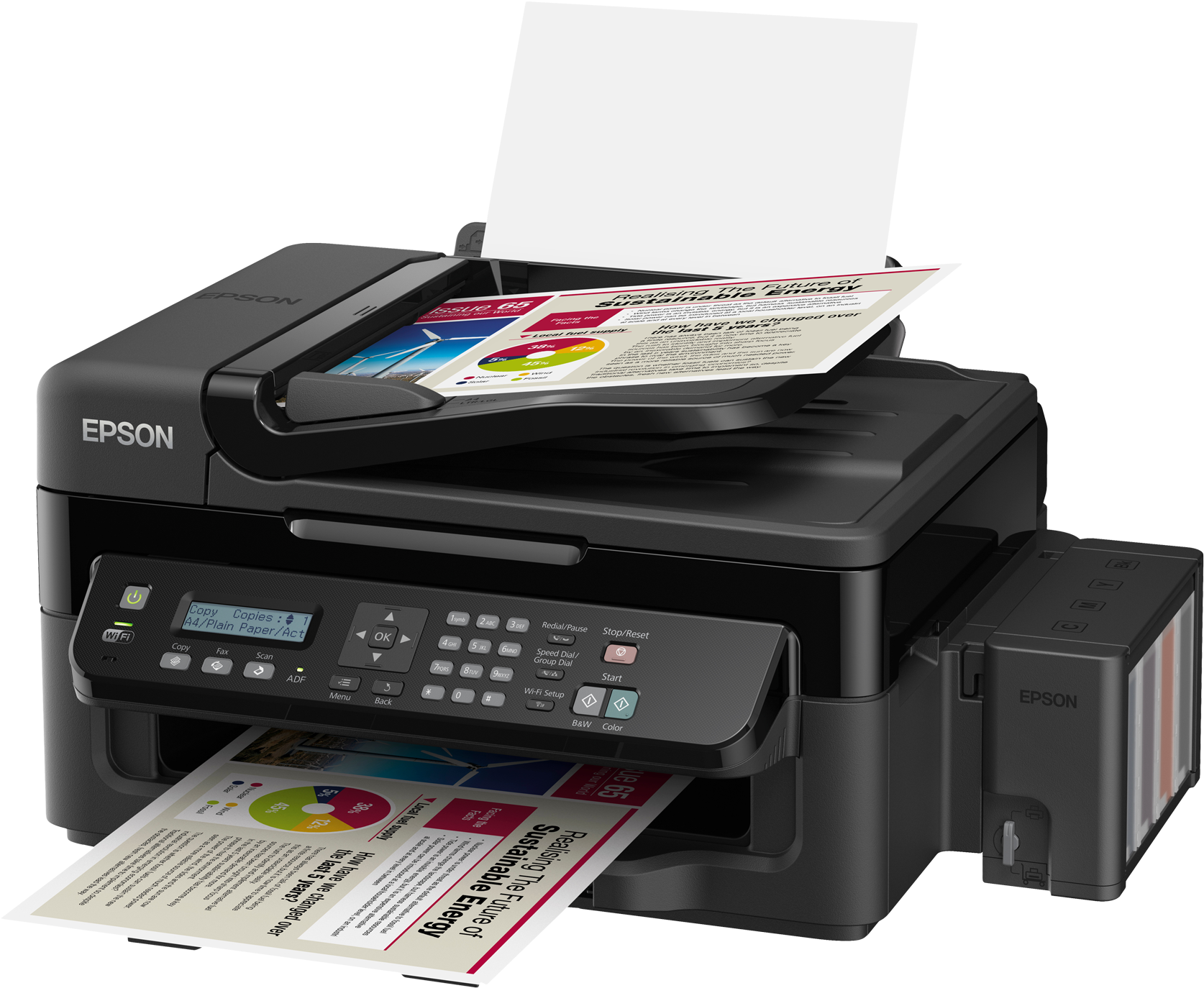 Laser Printer Png Image - Epson L550 (1719x1461), Png Download
