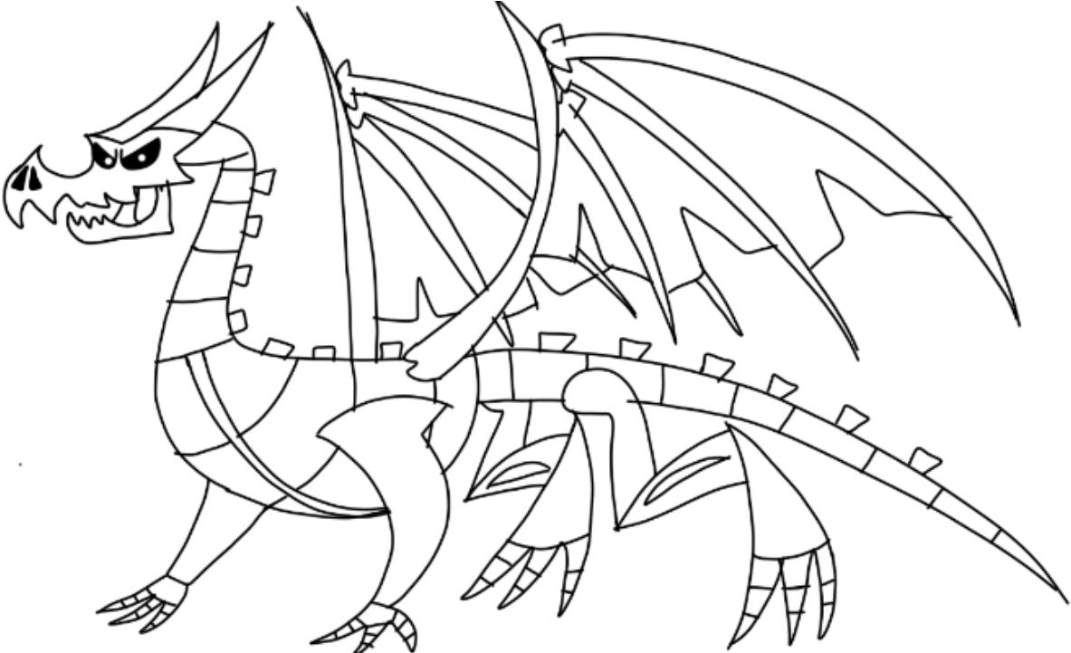 Skeleton Dragon - Wiki (1280x720), Png Download