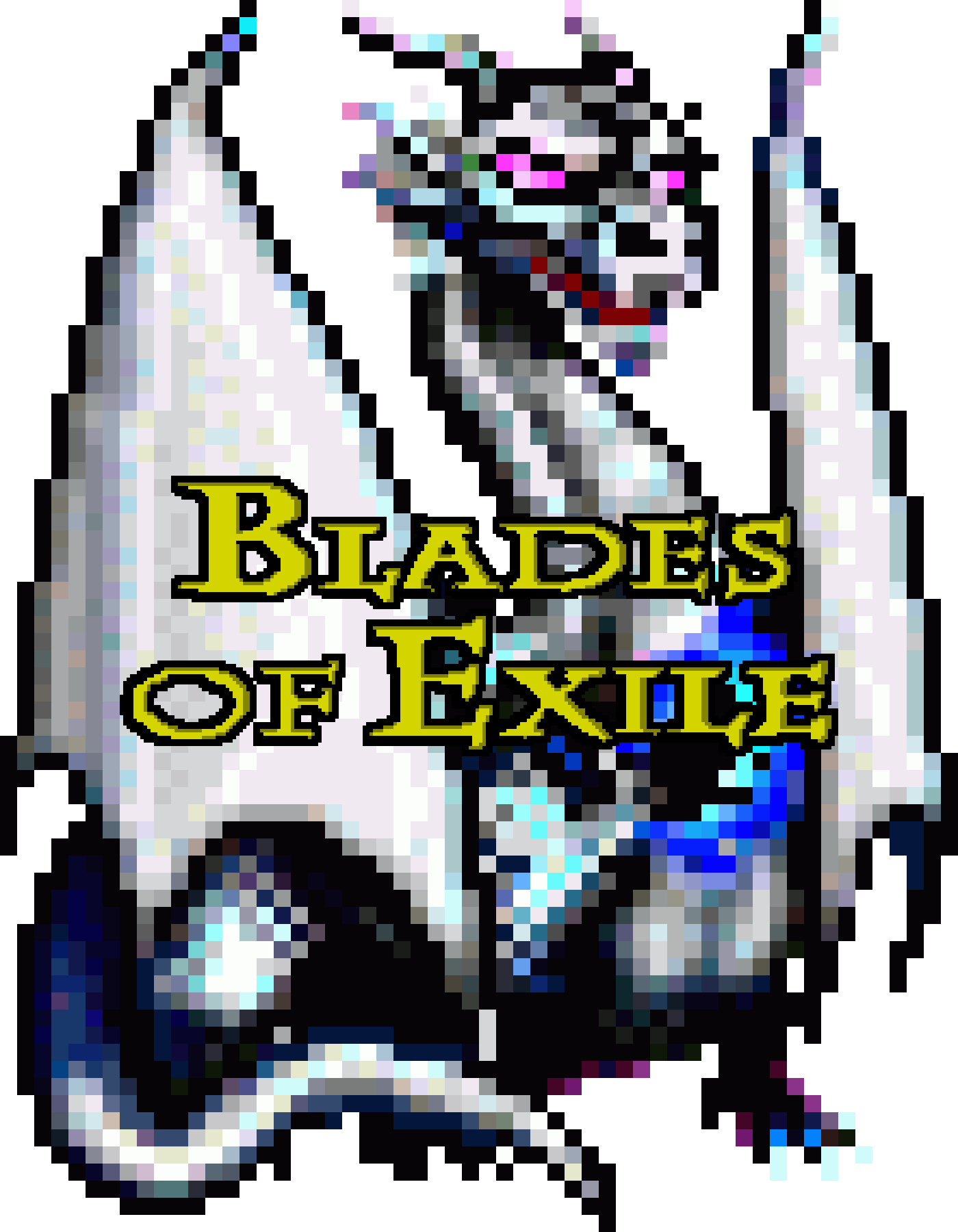 Blades Of Exile White Dragon - Graphic Design (1400x1800), Png Download