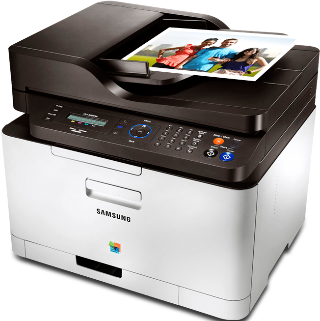 Clx 3305fw Samsung Printer (840x653), Png Download