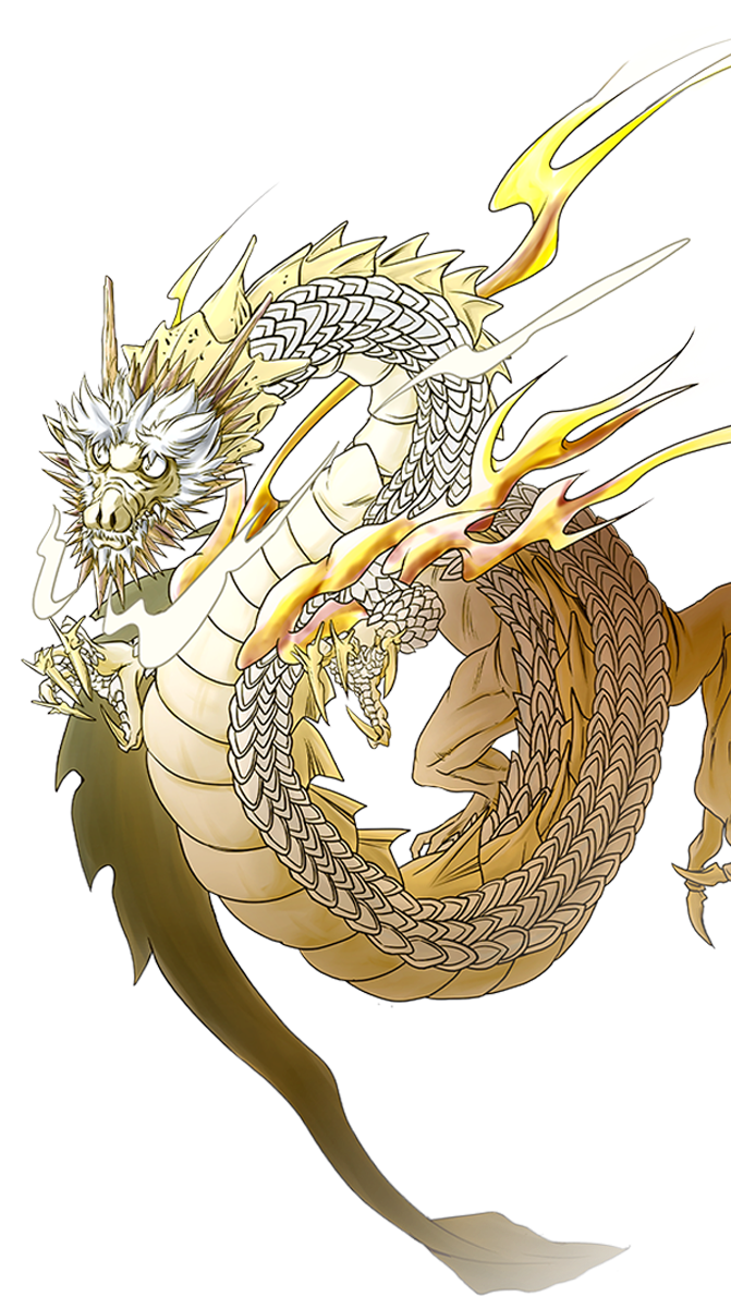 White Dragon (691x1208), Png Download