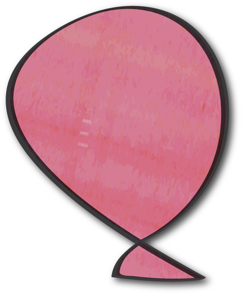 Pink Baloon - Balloon (493x600), Png Download