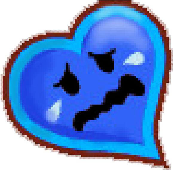 Gloom Heart 3d - Heart (658x581), Png Download