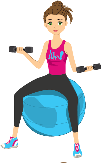 Fitness Cartoon Png Image Download - Exercising Cartoon Images Png