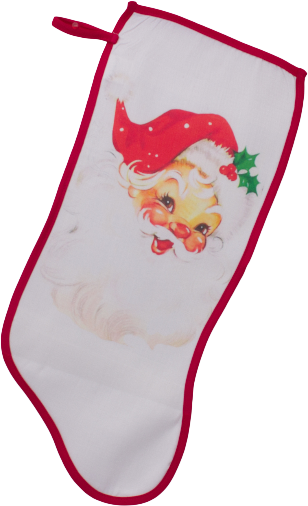 Christmas Santa Stocking - Cartoon (3000x2000), Png Download