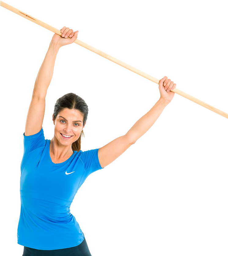 Exercising With Physiotools - Exercise (744x885), Png Download