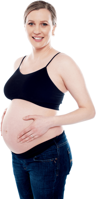 Free Png Pregnant Woman Exercise Png Images Transparent - Pregnant Woman Transparent (480x672), Png Download