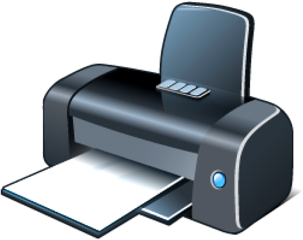 Printer Png Free Download - Принтер Png (600x600), Png Download