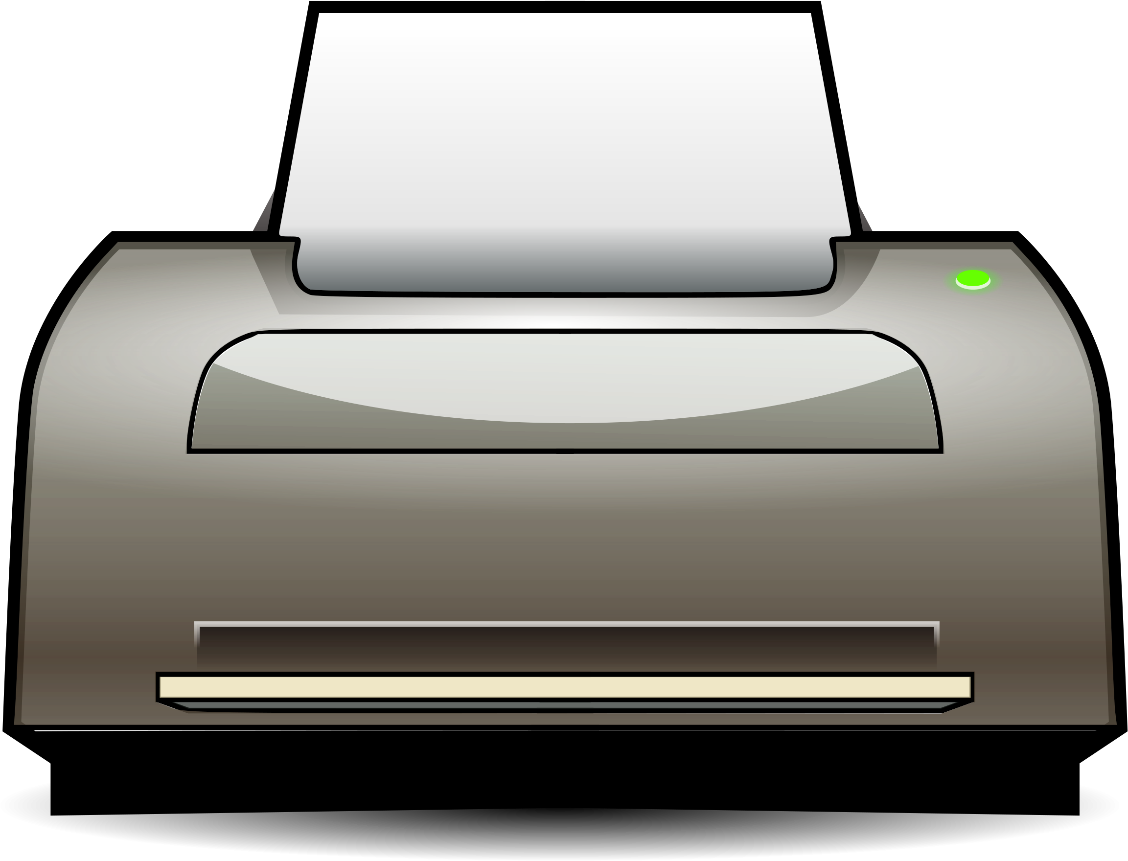 Small - Printer Clip Art (600x456), Png Download