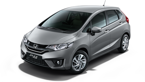 Honda Jazz Radiant Red Honda Jazz Lunar Silver - Honda Jazz Lunar Silver 2018 India (693x325), Png Download